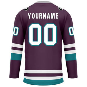 OEM Custom Ice Hockey Team Jersey 100% Polyester Sublimation Printed Pakistan Supplier Wholesale Export USA Buyers Bulk - Product Image 5