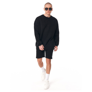 Ensemble assorti sweat-shirt et short décontracté pour homme – Idéal été, sport et streetwear – Personnalisation OEM, marque privée, fournisseur d'usine - Product Image 3