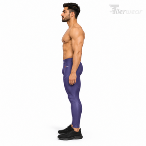 Athletic <b>Men</b> Compression <b>Leggings</b> Polyester Spandex Stretch Gym Fitness Running Tights Quick Dry Breathable <b>Sports</b> Base Layer - Product Image 3