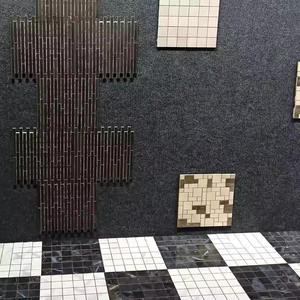 Decorative China Wholesale Porcelain <b>Mosaic</b> Cube Pattern Backsplash Waterproof Wear Resistant Heat Insulation Firebrick Tiles - Product Image 5