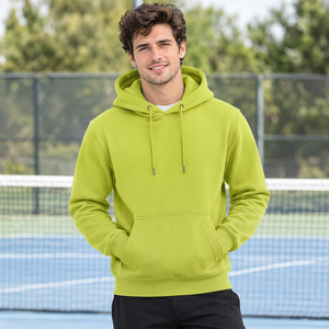 Men Recycled Fabric Pullover <b>Hoodie</b> Regular Fit Long Sleeve Custom Logo Sweatshirt for Sustainable Clothing Collections - Product Image 5
