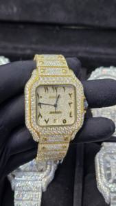 Pass Diamond Tester Hip Hop <b>Iced</b> <b>Out</b> Automatic Jewelry <b>Watch</b> Luxury Stainless Steel Mechanical Buss Down VVS Moissanite <b>Watch</b> - Product Image 6