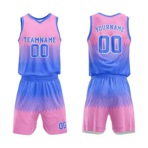 Uniformes de Baloncesto Reversibles de Poliéster Personalizados, Jersey y Pantalones Cortos para Hombre, Transpirables, de Secado Rápido, Malla Deportiva, Sublimación para Equipos - Product Image 3