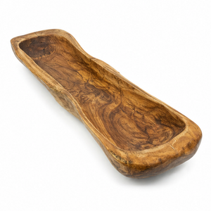Bol décoratif en forme de bateau long, multifonctionnel, durable, en teck écologique, moderne et luxueux ARTERRA pour villa de luxe - Product Image 1