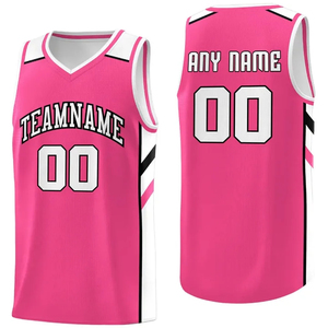Maillots de basket-ball personnalisés pour toutes les équipes, haute qualité, manches courtes, 100% polyester, techniques d'impression spéciales, adultes - Product Image 1
