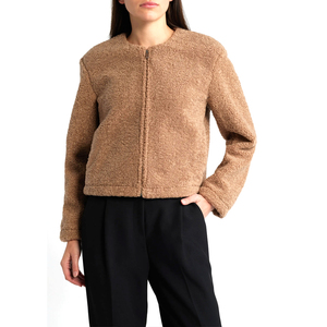 Chaqueta de Forro Polar Personalizada de Alta Calidad para Invierno, Chaqueta de Forro Polar con Cierre Completo, Personalizada para Hombre y Mujer, Resistente al Viento, con Forro de Sherpa - Product Image 4