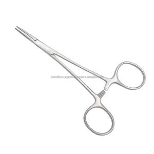 คีมหลอดเลือดแดงเคลลี่14ซม. 16ซม. เครื่องมือการผ่าตัดทั่วไปแบบโค้งสแตนเลสเยอรมัน - Product Image 5