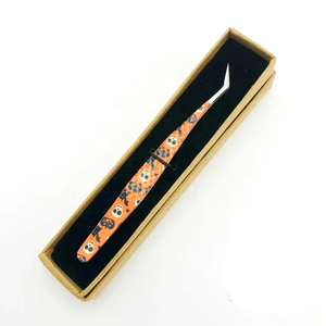 Pince à cils en acier inoxydable, outil professionnel pour extensions de cils, pointe lisse, pince de beauté, outils pour salon de beauté, pour femmes - Product Image 1