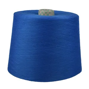 Top Quality Ne 21/1 Indigo Blue Cotton Yarn For Knitting Jeans