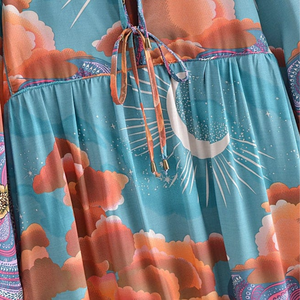 Vestido Midi Estampado de Moda para Mujer, Ropa al por Mayor - Product Image 5