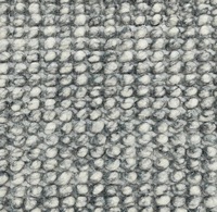 Handgewebter Woll-Flachwebteppich mit Niedrigem/Hohem Flor |   Moderner Abstrakter Grauer Strukturierter Teppich |   Umweltfreundliches Handgemachtes PET