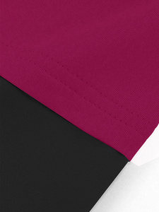 Camiseta Gráfica de Manga Larga con Paneles en Contraste, de Alta Calidad, Estilo Casual Urbano para Hombre - Product Image 4