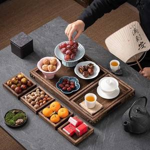 Plateau en bois multi-usages pour hôtels, restaurants, foyers, avec petits compartiments amovibles, simple et pratique, fabriqué au Vietnam - Product Image 3