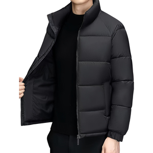 Dernière conception de veste bomber, veste en duvet personnalisée pour homme, manteau épais surdimensionné, vêtements d'hiver chauds pour l'extérieur, veste matelassée - Product Image 1