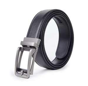 Ceinture de golf décontractée pour homme en cuir véritable avec boucle en alliage, logo OEM, ceinture athlétique tendance - Product Image 1