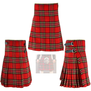 Tartan Kilts Comfortable Wool Kilts in Customized Size Latest Style From Pakistan with <b>Drum</b> Durable Cotton/Wool Blend Scottish - Product Image 5