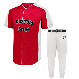 Uniformes de Béisbol y Sóftbol con Logotipo Personalizado Más Vendidos, Conjuntos para Equipos Adultos, Transpirables, de Secado Rápido, Antibacterianos, Tallas Grandes - Product Image 4