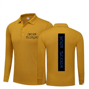 เสื้อกอล์ฟ DROGEN EXPORT สำหรับผู้ชายไซส์ใหญ่ แขนยาว สวมใส่สบาย ระบายอากาศได้ดี ประสิทธิภาพสูง ลายปัก 3 มิติ - Product Image 1
