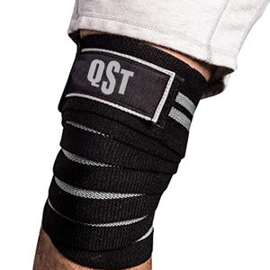 Bandages de soutien pour genoux réglables, durables et de haute qualité, multicolores, pour la compression et l'entraînement en salle de sport. - Product Image 5