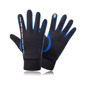 Windproof Thermal Running <b>Gloves</b> for Men and Women – Soft Fleece Lined <b>Touchscreen</b> <b>Gloves</b> with Silicone Grip for Winter Sports - Product Image 5