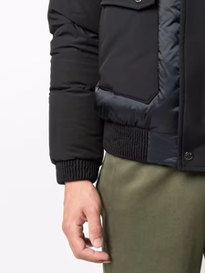 Chaqueta de Plumón Acolchada para Hombre, Diseño Personalizado OEM, Nueva Moda, Cierre con Botones a Presión y Cremallera, Abrigo Cálido - Product Image 6