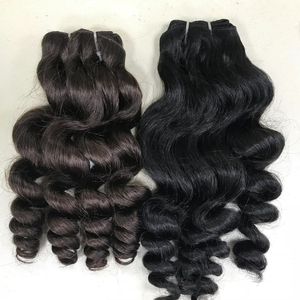 Offre Spéciale Flexi/Pixie/Pissy Curl de haute qualité Double trame de cheveux humains Fumi cheveux Remy Extensions de cheveux pour les femmes noires - Product Image 2