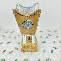Brûleur de Bakhoor en bois de manguier fait main, écologique, pour la maison, parfum d'ambiance bio, porte-encens, décoration aromathérapie, style arabe, Mabkhara indienne
