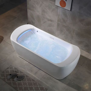 Bañera independiente de acrílico para interiores, bañera de esquina para hoteles. - Product Image 3