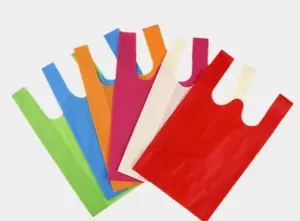 ถุงผ้า Non Woven พิมพ์โลโก้ตามสั่ง คุณภาพสูง เป็นมิตรกับสิ่งแวดล้อม แบบ W Cut ขนาด 10x14 ซม. ขายส่ง ราคาถูก ส่งออกจากอินเดีย - Product Image 4