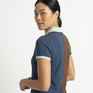 เสื้อโปโลกอล์ฟผู้หญิงพรีเมียม แห้งเร็ว ผลิตจากโพลีเอสเตอร์ สำหรับเล่นกีฬากอล์ฟ - Product Image 6