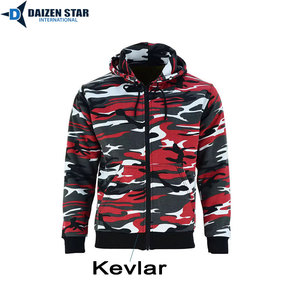 Hoodie de protection hivernal pour moto, résistant aux abrasions et aux coupures, doublé polaire, vêtements de moto unisexes - Product Image 5