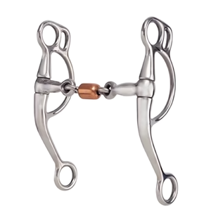 SKI INTERNATIONAL SI-695 Brida Inglesa de Cobre Cómoda para Caballos, Tipo Tom Thumb, con Bocados de Acero Inoxidable - Product Image 3