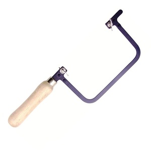 Cadre de scie professionnel fixe bleu avec poignée en bois 60 mm – Outil à main pour la fabrication de bijoux - Product Image 6