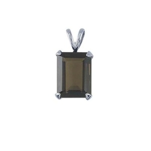 Montura de Plata de Ley 925 Genuina con Corte Esmeralda Octogonal de 4 Puntas para Colgante, Base de Joyería al por Mayor Lista para Personalizar, Engaste para Collar - Product Image 2