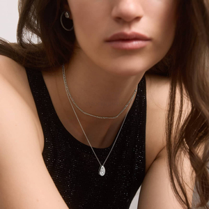 0.50 Carat Lab Grown Diamond Necklace Solid Yellow White Rose Gold <b>Unique</b> Lightweight Chain Minimalist Jewelry <b>Gift</b> <b>for</b> <b>Her</b> - Product Image 1