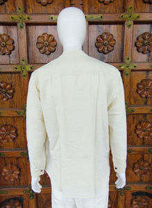 Camisa Casual de Algodón 100% con Estampado Bohemio para Hombre, Diseño Étnico, Manga Larga, Transpirable, Prenda Premium ODM - Product Image 4