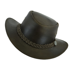 Vêtements de sport en cuir de vachette de haute qualité pour adultes, chapeau de cowboy personnalisé avec logo pour l'équitation et les sports équestres, chapeaux en cuir de cowboy pour hommes - Product Image 5