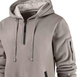 Sweat à capuche épais et lourd pour homme, coupe oversize, épaules tombantes, de luxe - Product Image 3