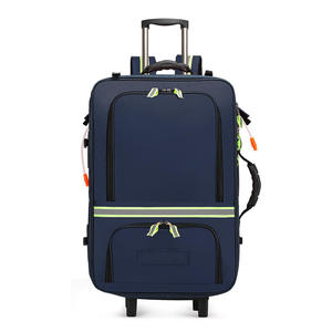 Professional <b>Rolling</b> Medical <b>Backpack</b> Large Capacity Trauma Trolley with Reflective Safety Strips for Paramedics - Product Image 2