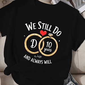 เรายังคงทำเสื้อยืดแขนสั้นสำหรับผู้หญิงพิมพ์ลายลำลอง10ปี - Product Image 2