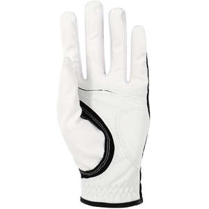 Guantes de Golf de Microfibra Coreana Súper Suaves Blancos y Rojos con Logotipo Personalizado para Todo Clima en Oferta - Product Image 2