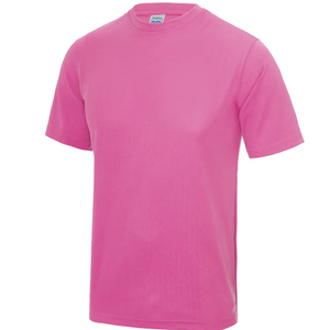 T-shirt de sport à col rond et manches courtes, 180 grammes, léger, uni, prêt pour la sérigraphie, idéal pour la gym et le fitness - Product Image 3