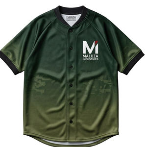 Camiseta de Béisbol Sublimada Personalizada, Tejido de Malla Transpirable, Sublimación Completa, Uniformes Profesionales para Equipos Juveniles - Product Image 1