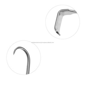 เครื่องมือผ่าตัดแบบปลายคู่ Meyerding Skin Hook Retractor ทำจากสแตนเลสสตีล สำหรับใช้ในคลินิกศัลยกรรมตกแต่ง - Product Image 2