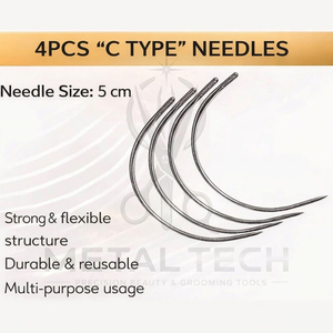 Nouvel ensemble d'outils pour extensions capillaires 2026 : pince à micro-perles, ciseaux, crochet de tirage et aiguilles – Meilleure vente - Product Image 4