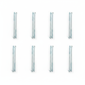 Vis à tête hexagonale en acier au carbone zingué classe 4.8 6.8, filetage partiel, M6-M12, métrique/pouce, modèle PDC 13 - Product Image 1