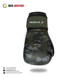 Nouveau modèle dernier cri de gants de boxe blancs et dorés No Boxing No Life, gants d'entraînement professionnels à lacets No Boxing No Life - Product Image 6