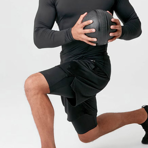 Shorts de Compresión para Hombre al por Mayor, Cintura Alta, Ajuste Ceñido, Transpirables, de Secado Rápido, Ligeros, para Gimnasio, Entrenamiento y Running - Product Image 6
