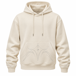 Custom Made Lightweight Comfortable Cotton/Polyester Eco-Friendly Breathable Top Trending Men's Solid Hooded <b>Rhinestone</b> <b>Hoodies</b> - Product Image 3