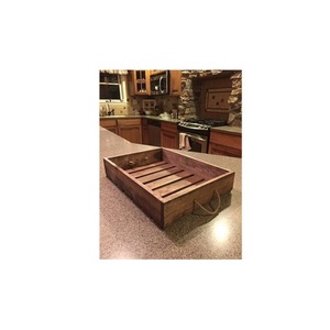 Plateau utilitaire en bois pour le petit-déjeuner, le café, le thé, les collations, la nourriture, la cuisine, la table à manger et l'organisation de la maison - Product Image 5